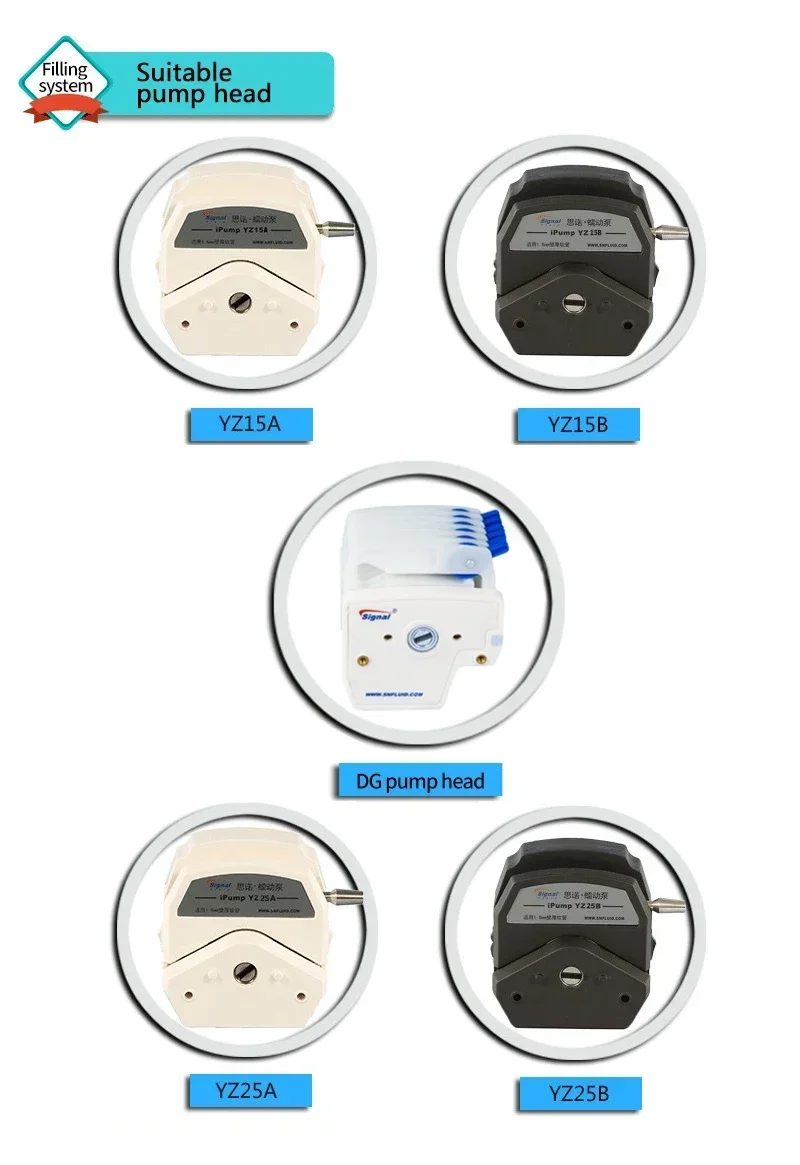 Digital display multi outlet peristaltic pump ampoule filling machine for laundry chemical solutions