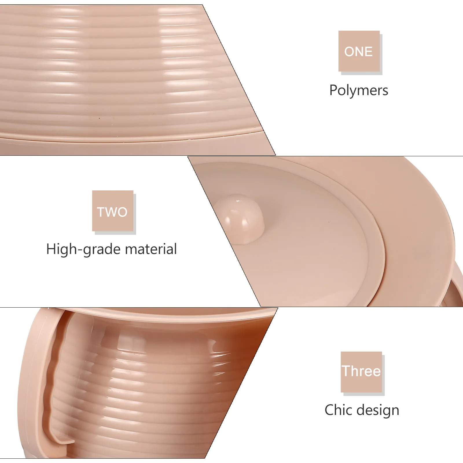 1Pcs Easy Clean Non Stain PP Plastic Chamber Pot Portable Bedpan for Nighttime Home Use Adult Elderly Pregnant Women