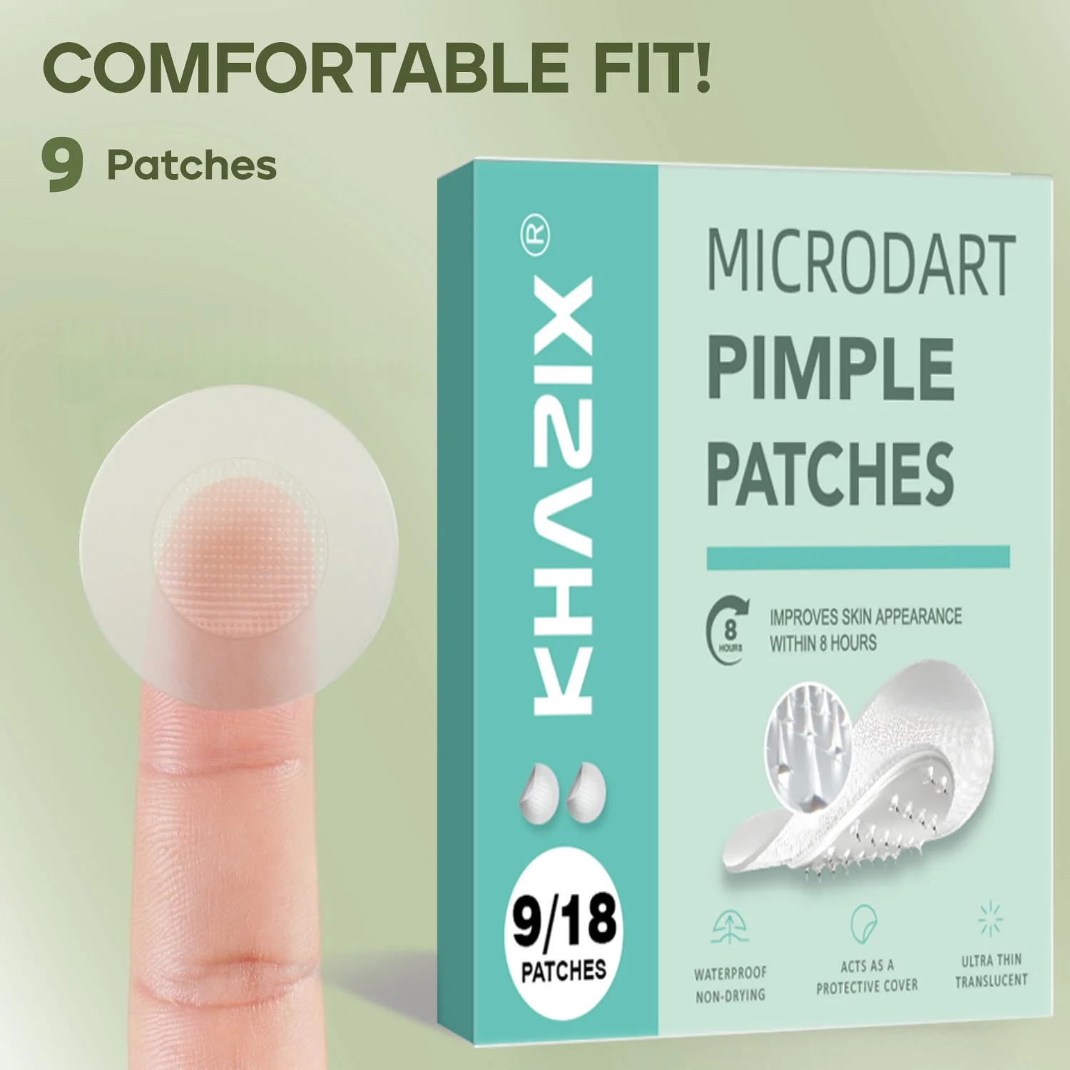 9/100pcs Your Secret to Smoother Skin: Pimple Patches for Hydration & Clarity.