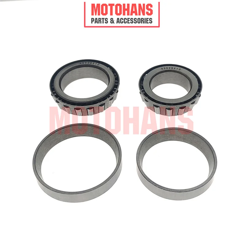 MOTORCYCLE PARTS BOWL BEARING DIRECTION COLUMN BEARING ACCESSORIES FOR YAMAHA NMAX155 48*30*12+43*25*12