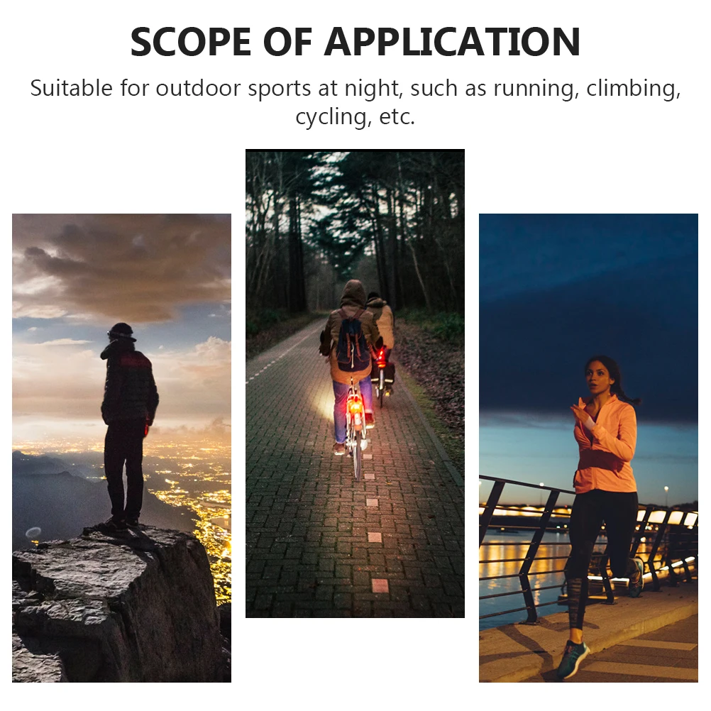2 قطعة مصباح بمشبك حذاء Led، مصباح أمان مضيء للجري الليلي وركوب الدراجات والتسلق، ضوء رياضي خارجي وامض للأحذية الرياضية #1