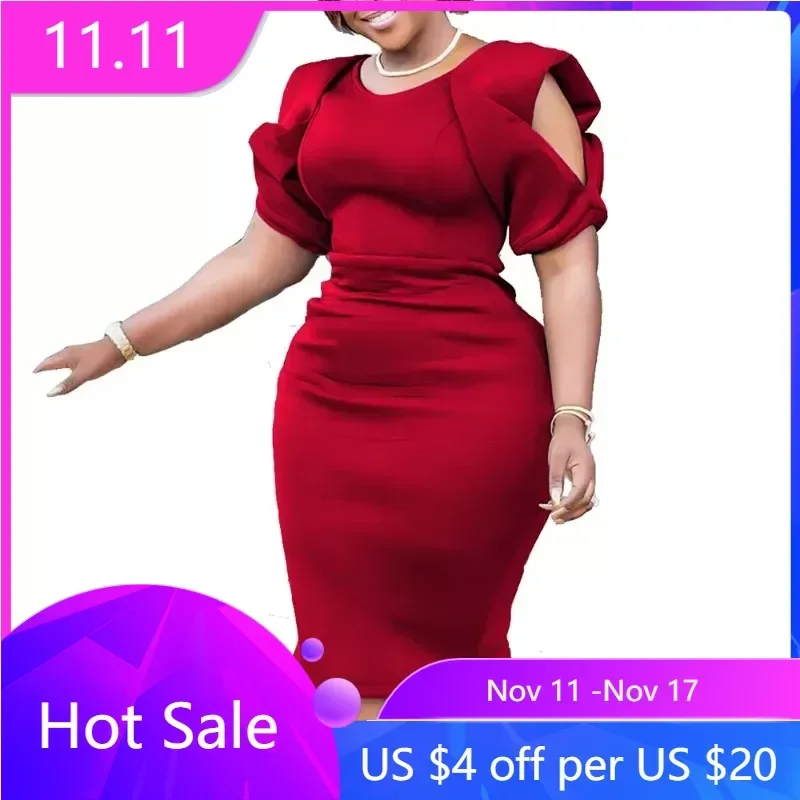 2024 summer new independent station large women\'s dress with buttocks OL temperament Tongle foreign trade dress