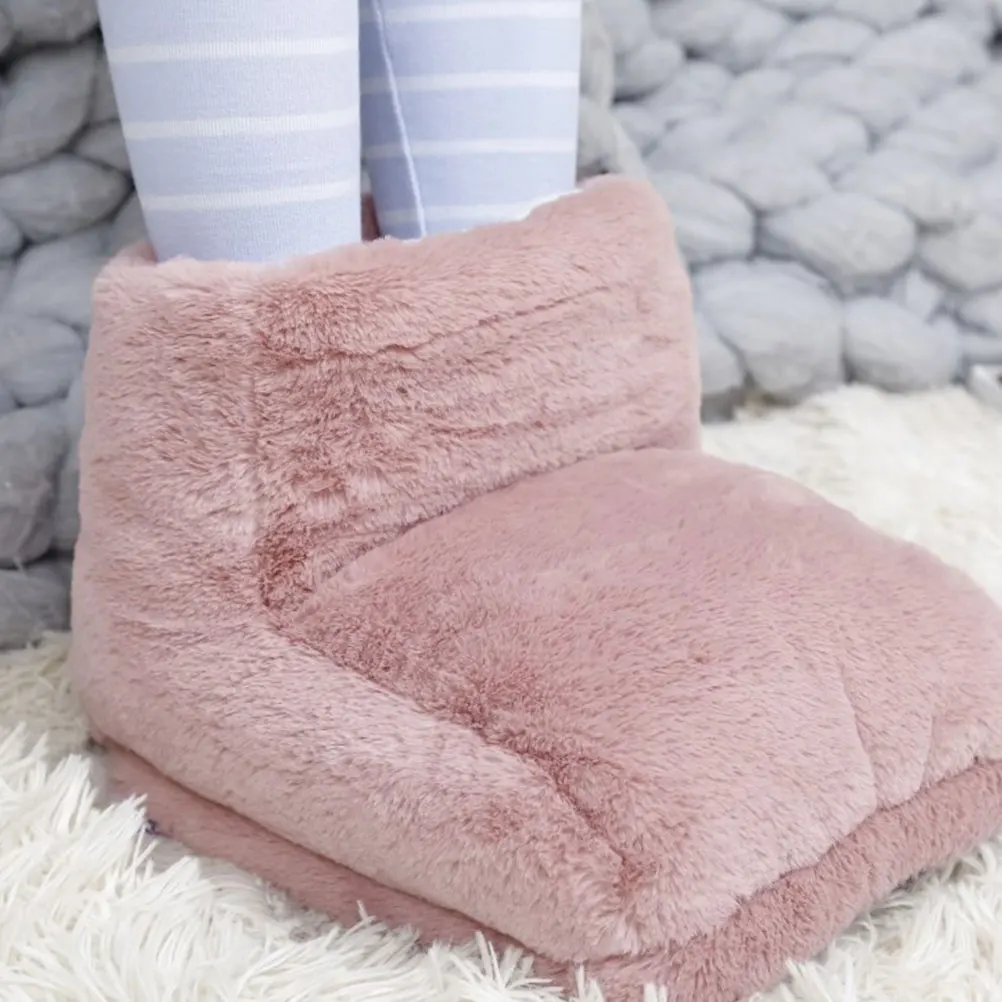 

USB Heating Shoes Warm Foot Warmer Slippers Women Thermal Booties 5V Safe Practical Winter Feet Warmer Supplies Gifts