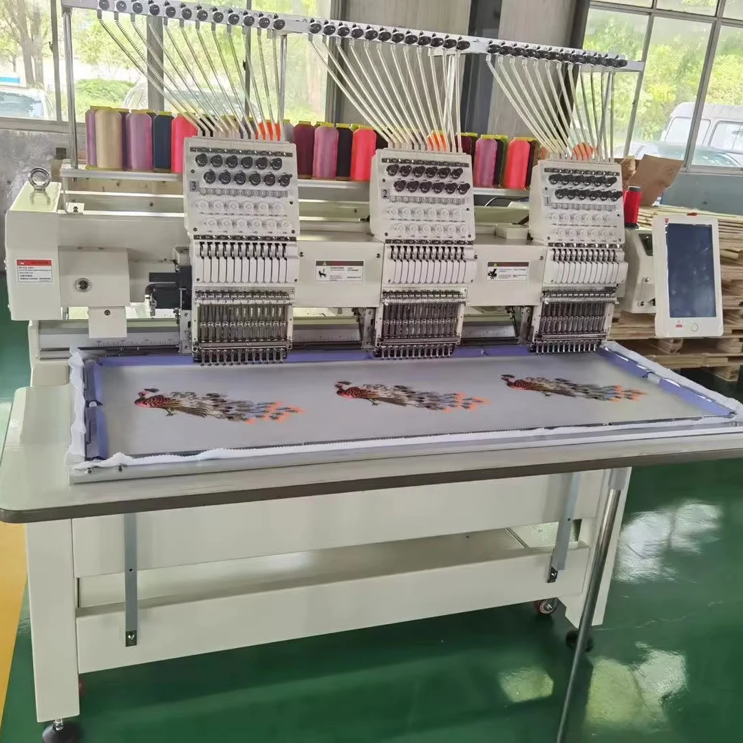 NEW Single Head Automatic Embroidery Printing Sewing Machine Custom Worktable Size Featuring Core Components Motor Engine Gear