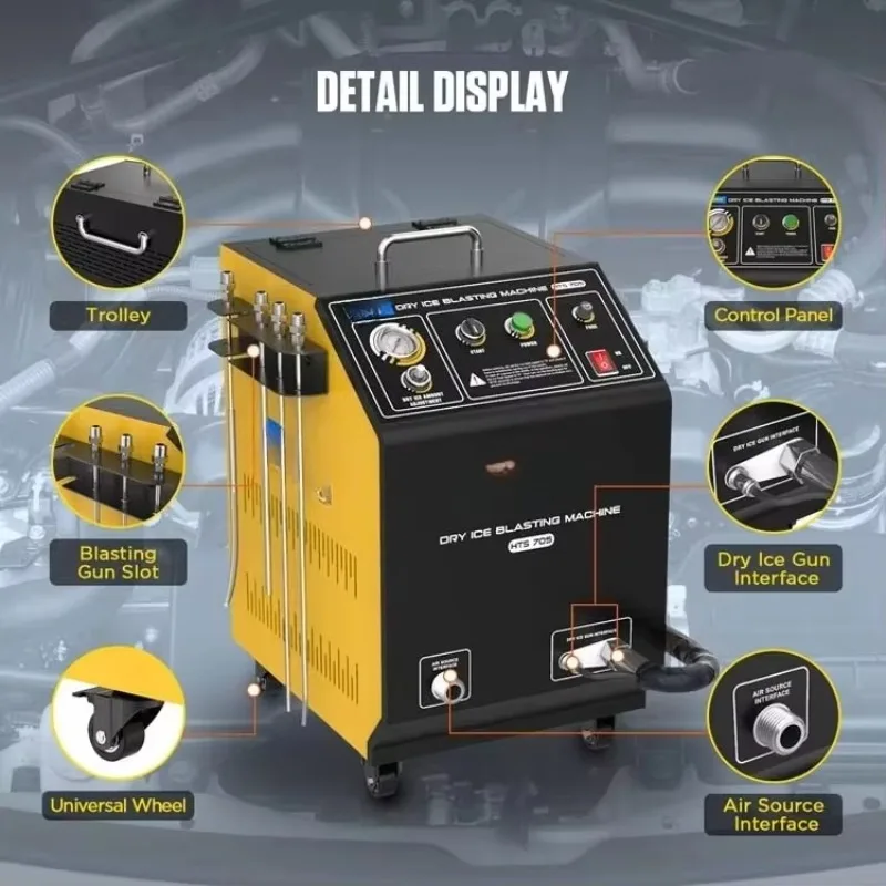 

Цена по прейскуранту завода-изготовителя AUTOOL HTS705 Professional Auto Care Engine Carbon Cleaner CO2 Dry Ice Blaster Cleaning Machine 110 В 220 В