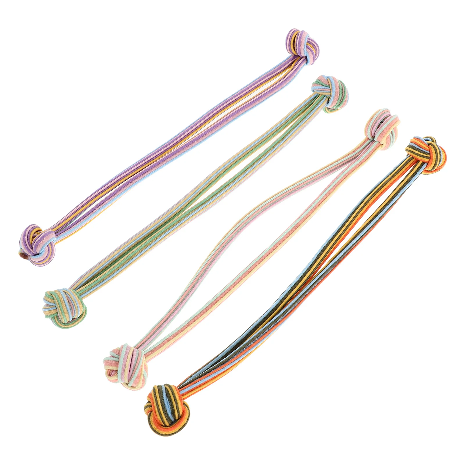 

4Pcs High Elasticity Hair Bands for Women Girls Fashionable Fabric Hair Ties Elastic Holders for All Day Wear Comfort