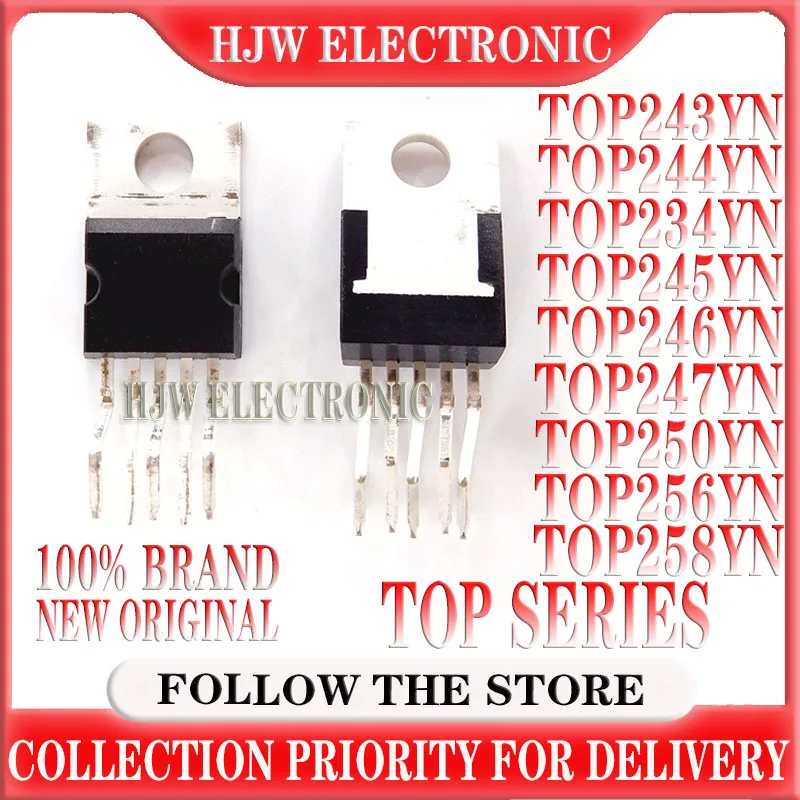 Top234yn Top243yn Top244yn Top245yn Top246yn Top247yn Top250yn Top256yn Top258yn To-220 To220 New And Original Chipset