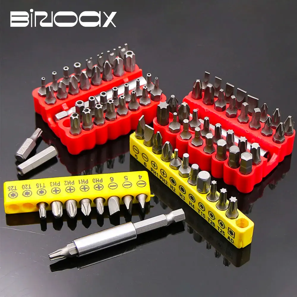 10/33pcs Screwdriver Bit Set Mini Ratchet Wrench Tamper Star Screwdriver Bits Set Quick Release Bit Holder