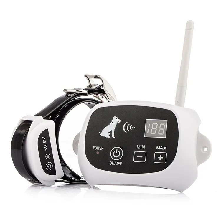 Pet Training Collar Electronic Boundary Dog Fence System With Beeper