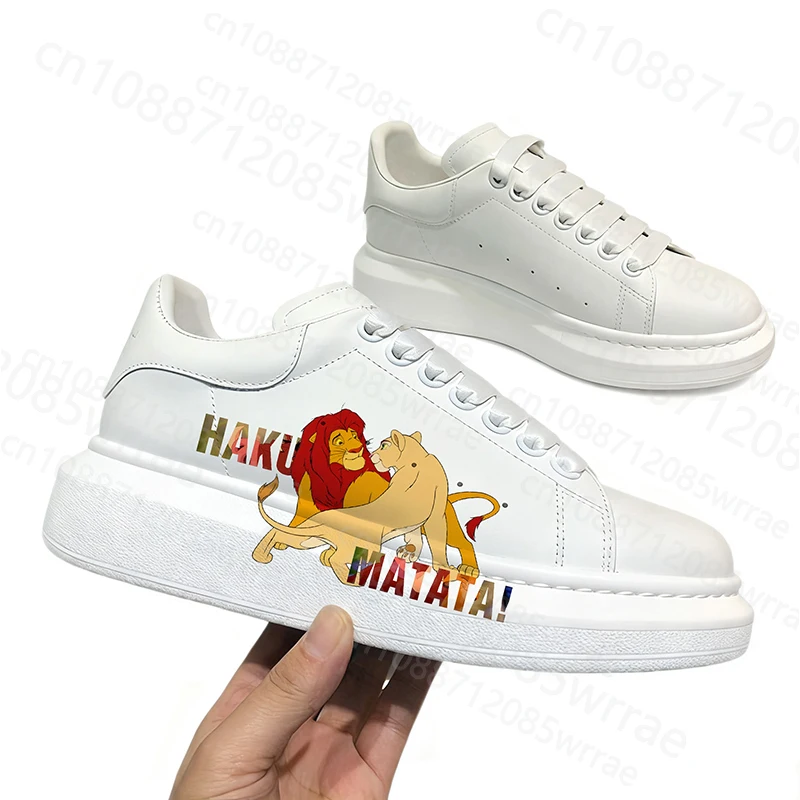 

Lion King Simple soft sole Campus Fashion White casual shoes man woman durable Sports running shoes Gift