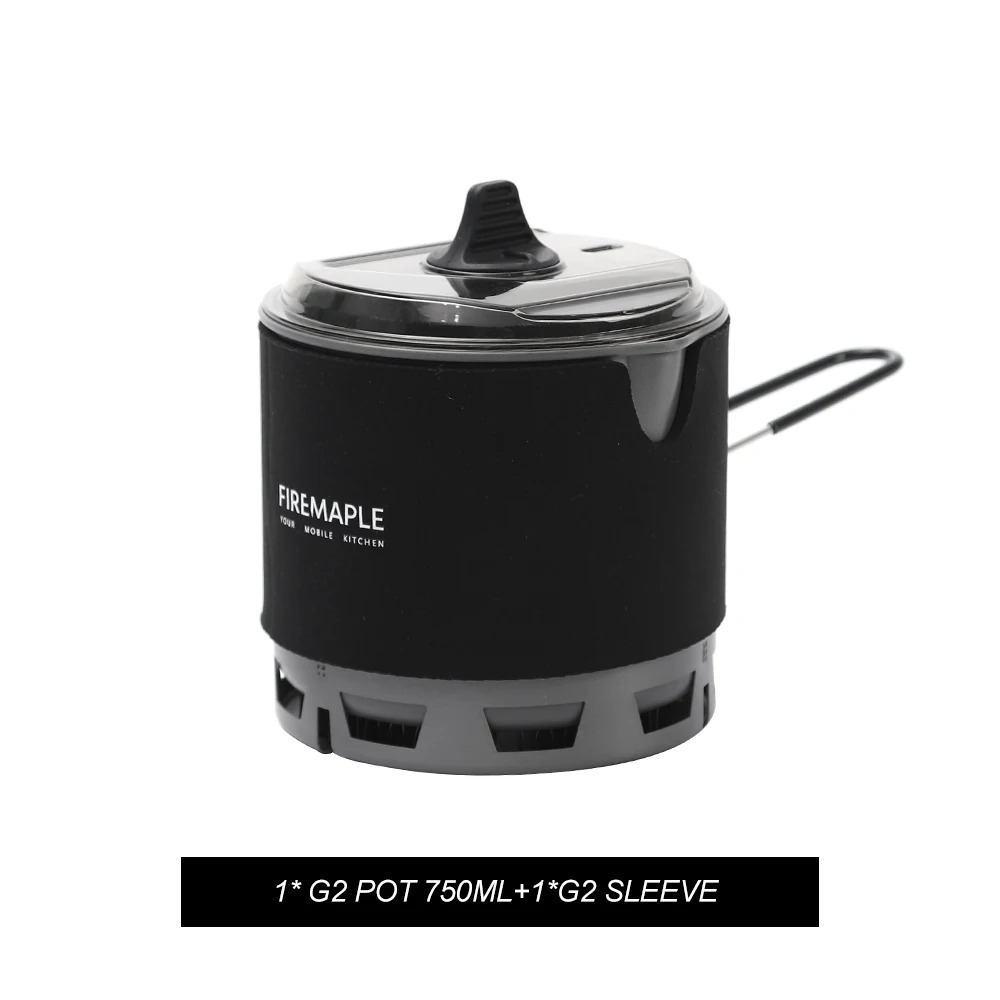 Fire-Maple G2 Petrel Ultralight Pot Lichtgewicht Outdoor Hoog rendement Warmtewisselaar Pot voor Wandelen Reizen Camping 750ML