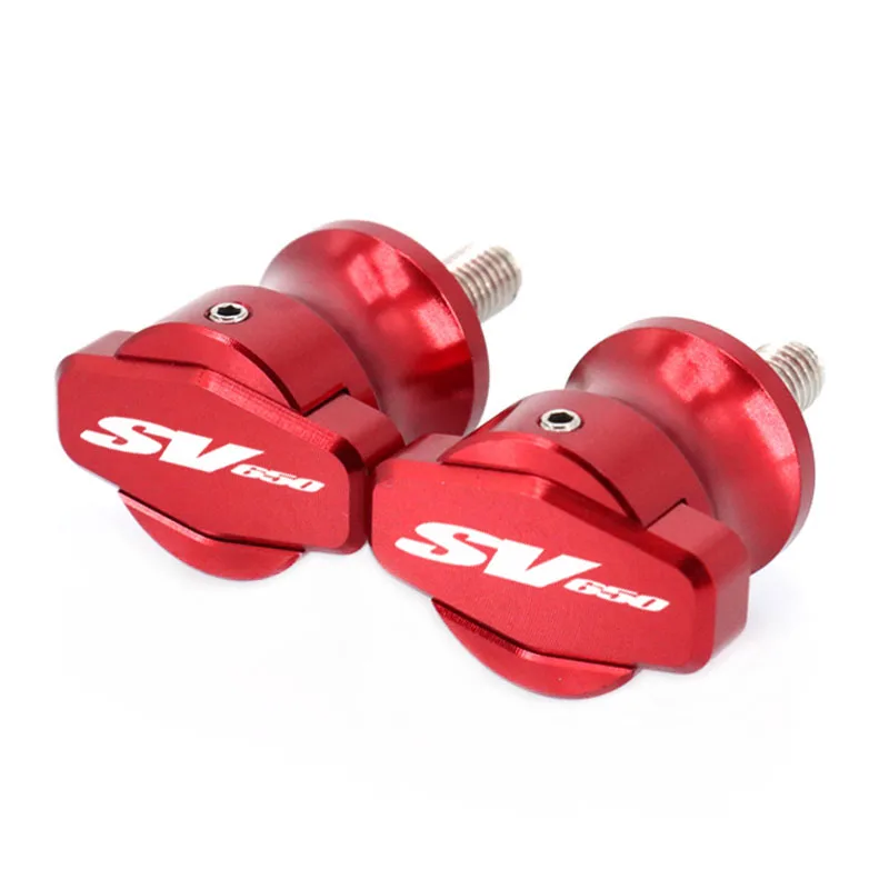دراجة نارية CNC Swingarm منزلقات ، مكبات ، بكرات Paddock الوقوف ل SV650 ، sv50s ، sv1500 ، SV ، 1500 ، SV1000 ، M8