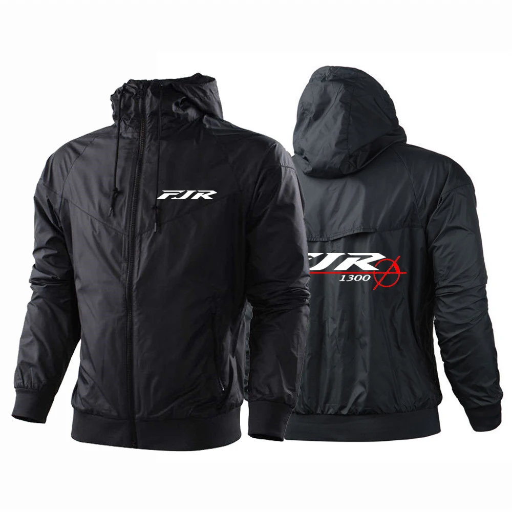 

2024 FJR 1300 Motorcycle New Men Comfortable Casual Thin Windbreaker Spring and Autumn Fashion Color Matching Printing Coats