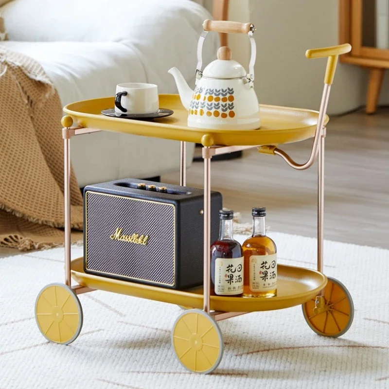 Fresh Space Salon Trolley Aluminum Storage Mobile Salon Trolley Creativity Commercial Furniture Carrello Parrucchiere ZY40TC