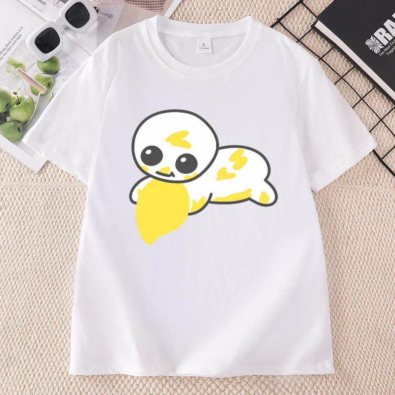 Autism Creature Eating Mango T Shirt Autistic Teen Casual Cotton Short Sleeve Round Neck Tshirt Summer Loose Tees