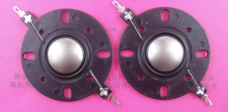 

2PCS 25.4mm Imported Titanium Diaphragm + Silk edge, 25.5mm Voice Coil for Tweeter, large circular frame, speaker accessories