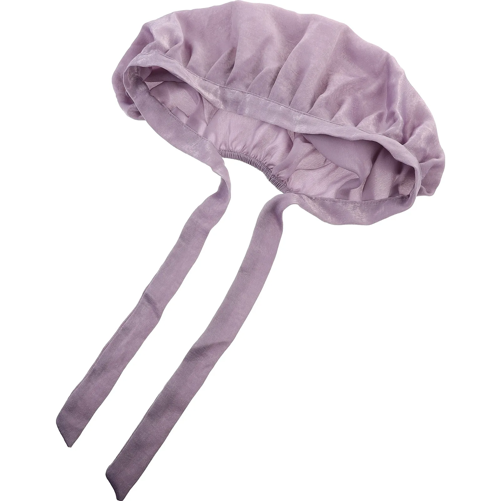 Women Sleep Bonnet Cap Elastic Stretch Design Friction Reducing Hair Breakage Prevention Sleep Hat for Night Shower Face Care