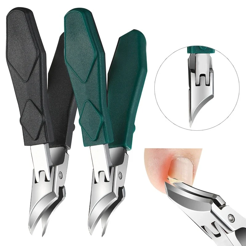 

Anti-Splash Nail Clippers Set, ABS Ingrown Toenail & Cuticle Cutter, Diagonal Pliers Manicure Tools