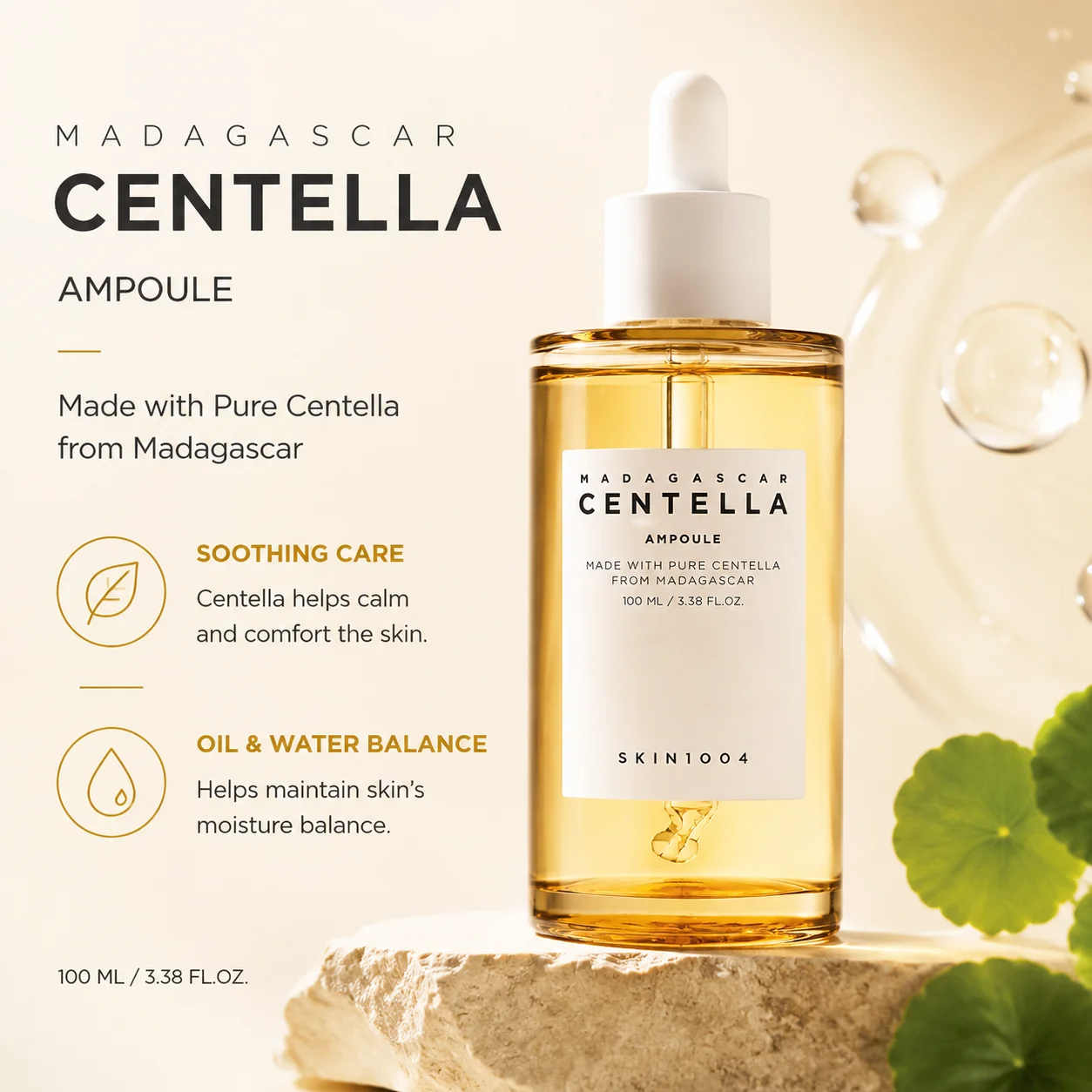 Skincare Oily Skin - Korean Madagascar Centella Asiatica Ampoule Face