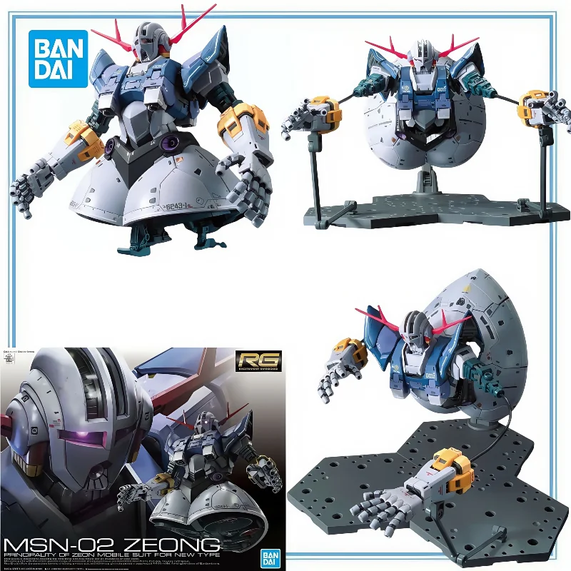 

BANDAI Original in Stock RG MSN-02 ZEONG Gundam Assemble Model Kit Anime Cartoon Anime Action Figures Model Collectio Toy