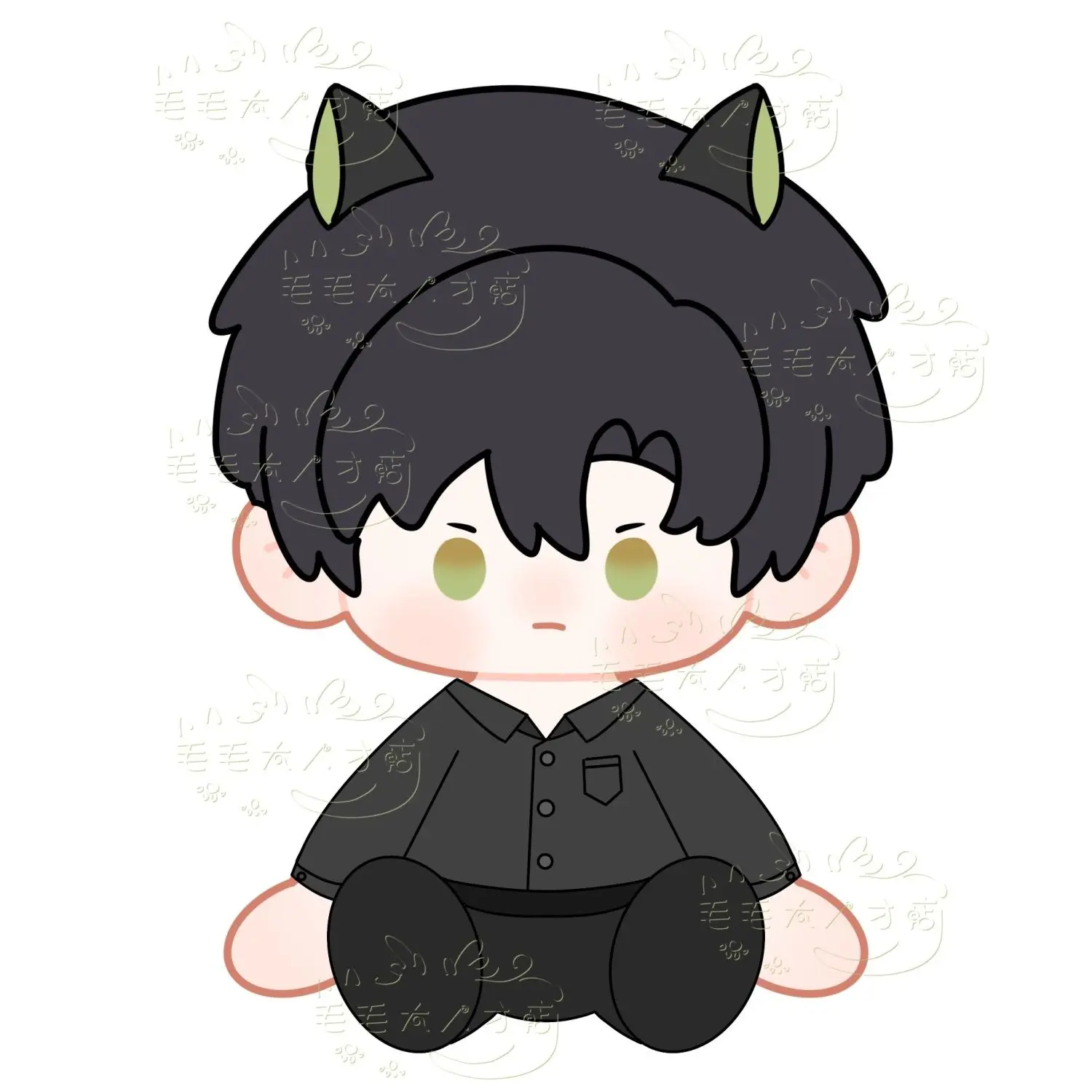 Amor e jogo do espaço profundo, Li Shen Xing, bebê Hui Qi Yu, alta qualidade, 40cm