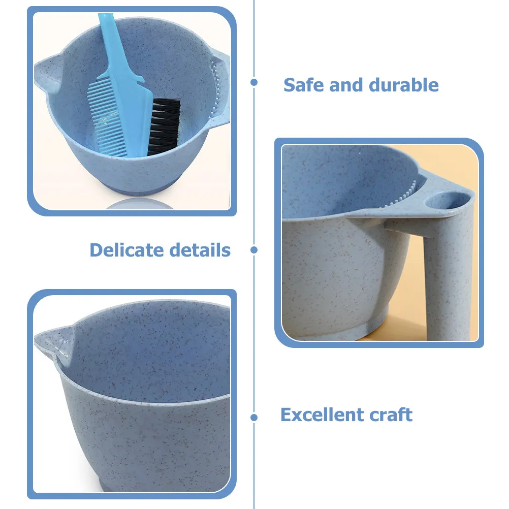 2pcs Hair Tint Mixing Bowl for Salon & DIY Hair Dye – Ergonomic Design, Durable Plastic Coloring Bowl 6