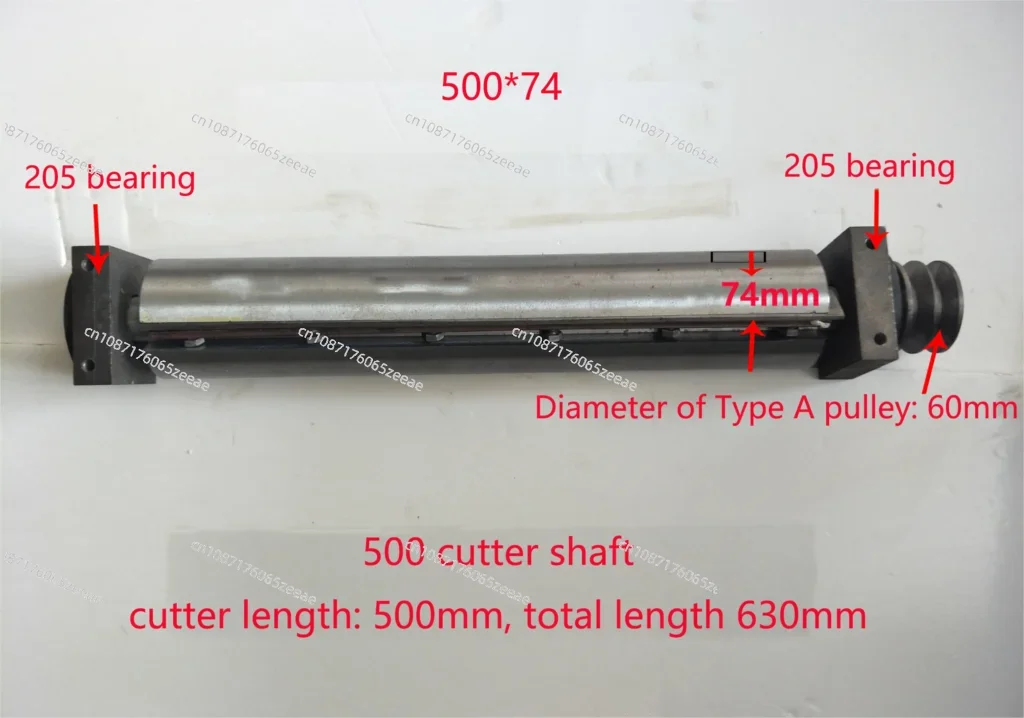 292、342 Wood planer, woodworking table planer accessories, planer shaft, spindle, cutter shaft 260, 300、400、500  saw shaft