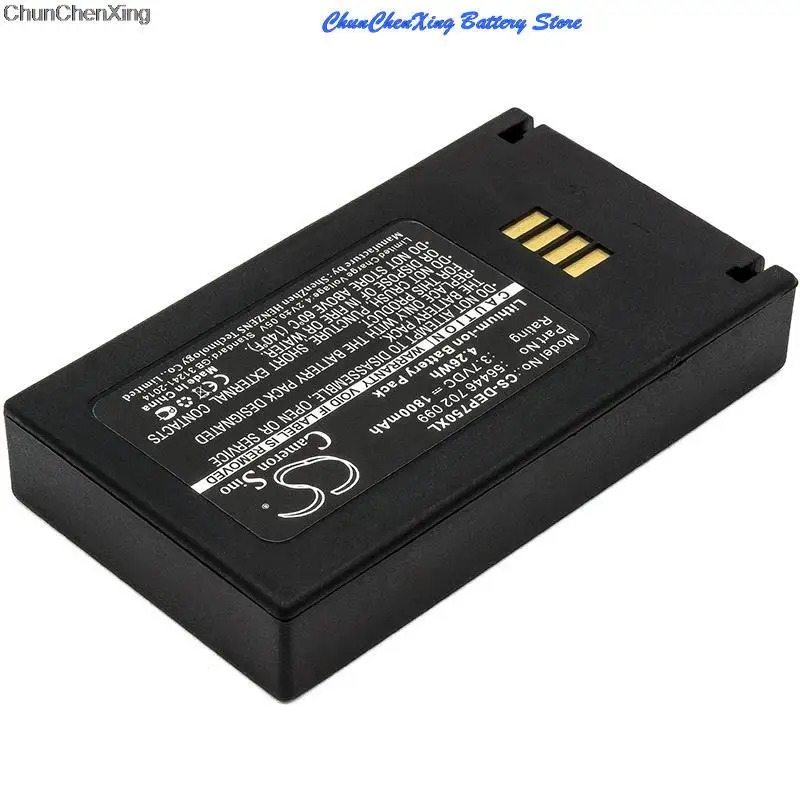 Cameron Sino  1800mAh Battery for Easypack EZPack XL, Poliflex 750, For SPARE 1128 UHF Reader,For TSL 1153 Wearable RFID Reader