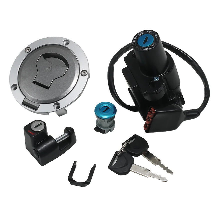 

Motorcycle Fuel Cap Ignition Switch Seat Lock With Key Kit For Honda CRF250 CRF250RL Rally 2017 2018 2019 2020 OEM:35010-KZZ-J00