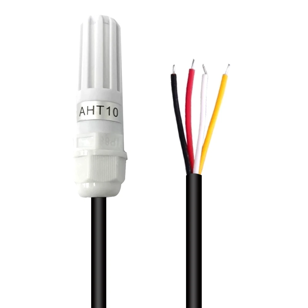 Módulo Sensor de temperatura y humedad AHT10 AHT20 AHT30, sonda medidora de temperatura y humedad de alta precisión I2C con Cable