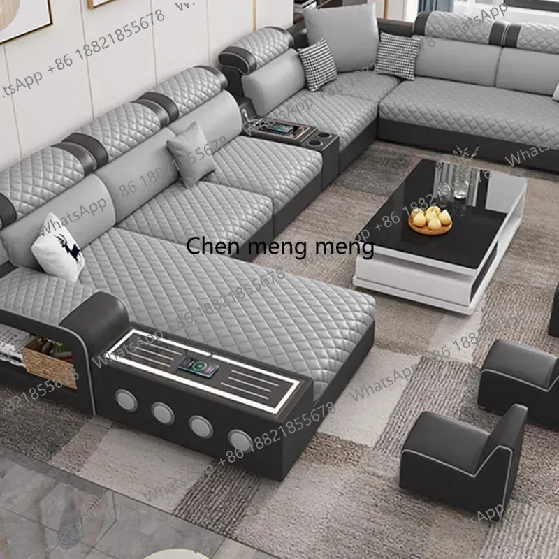 Q181 Women Queen Sofa Luxury Pillow Cushions Lounge Ajustables Sofa Wireless Charger Designer Nordic Muebles Postmodern Furnitur