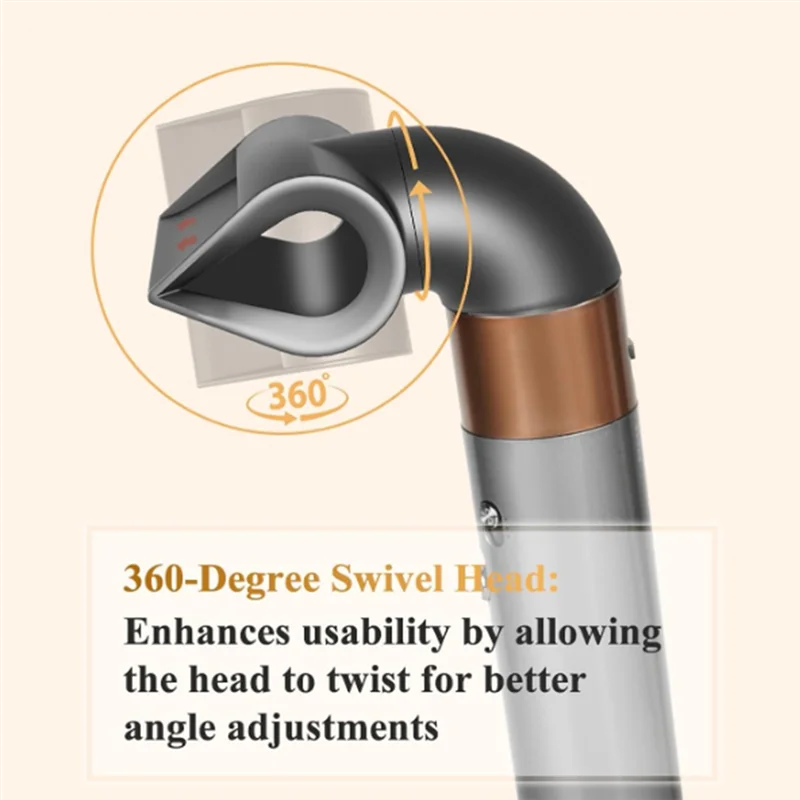 B89B-Curling Iron Hair Dryer Precision Styling Nozzle For Dyson Airwrap HS01/HS05/HS08 HD Series
