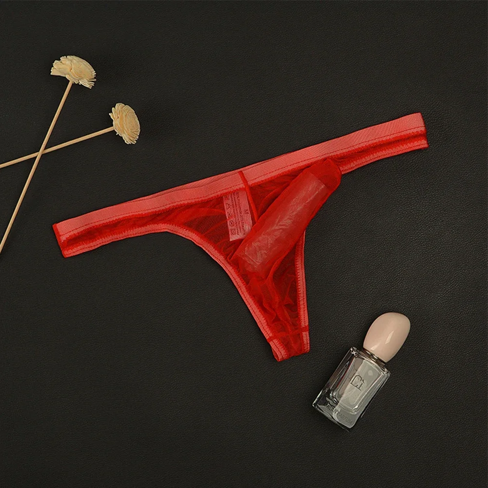 Männliche Riemen Elefanten nase erotische G-String Low Rise Mann Männer Mesh Unterhose durchsichtig T-Back Riemen transparent