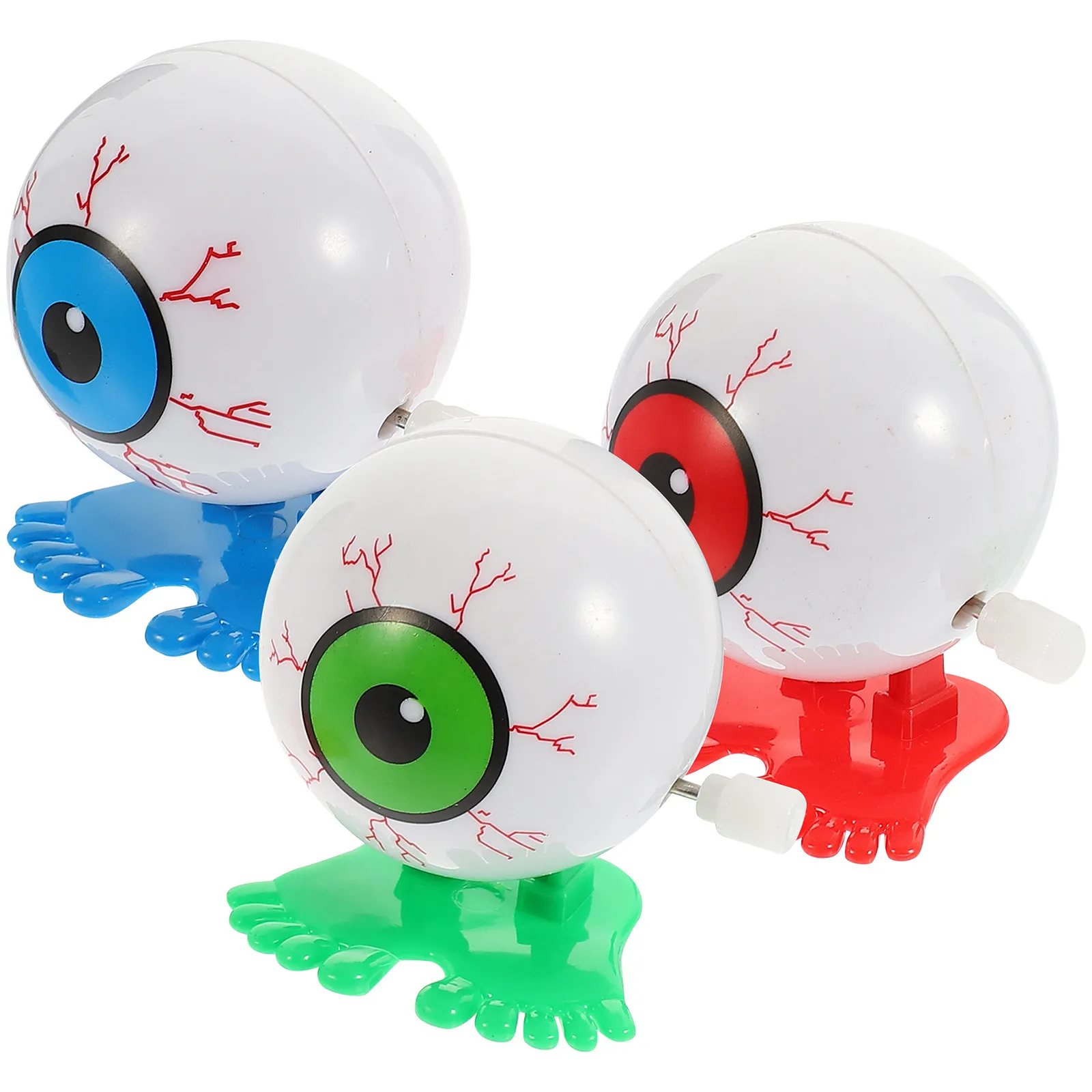 

3Pcs Adorable Cartoon Eyeballs Funny Wind Up Clockwork Plaything Kids Pranks Party Fun Children Clockwork Toy Girl Toddler Toys