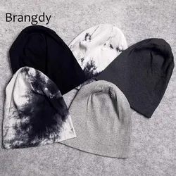 Women Plain Cotton Ribbed Beanies Skullies Hats For Spring Autumn Men Black Slouchy Beanies Caps Ladies Bonnets Gorros Oversize