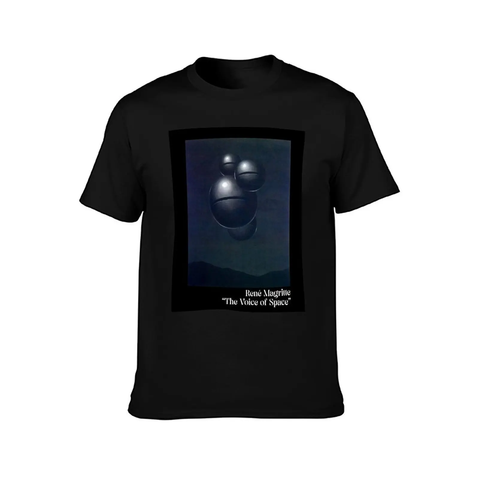 René Magritte painting for sales T-Shirt Summer Casual Cotton Tee Oversized Streetwear Tops Vintage Graphic Print