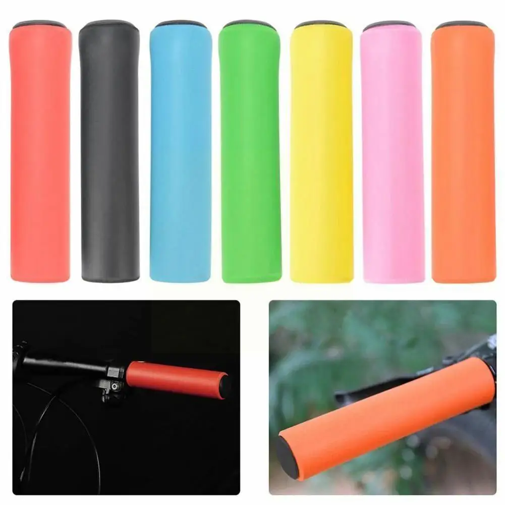 1pair Bicycle Handlebar Cover Anti Slip MTB Mountain Cover Support Grips Part Bike Grips Bike Strong Handlebar E8Z2