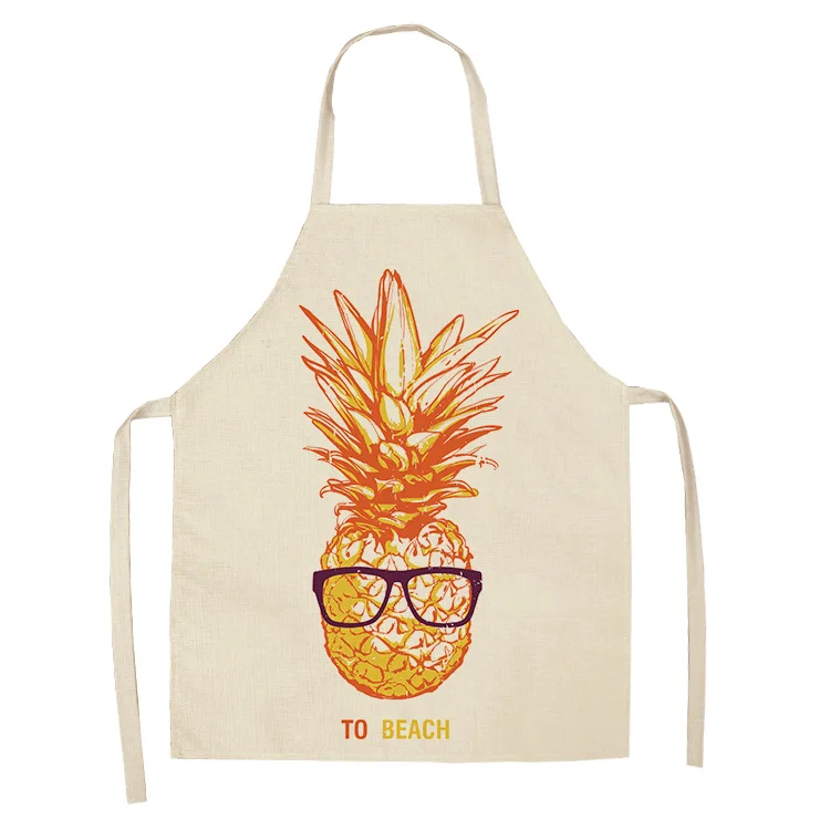 Pineapple pattern Woman kitchen apron aprons for women Men kitchen apron Child apron customizable apron House cleaning alpaca