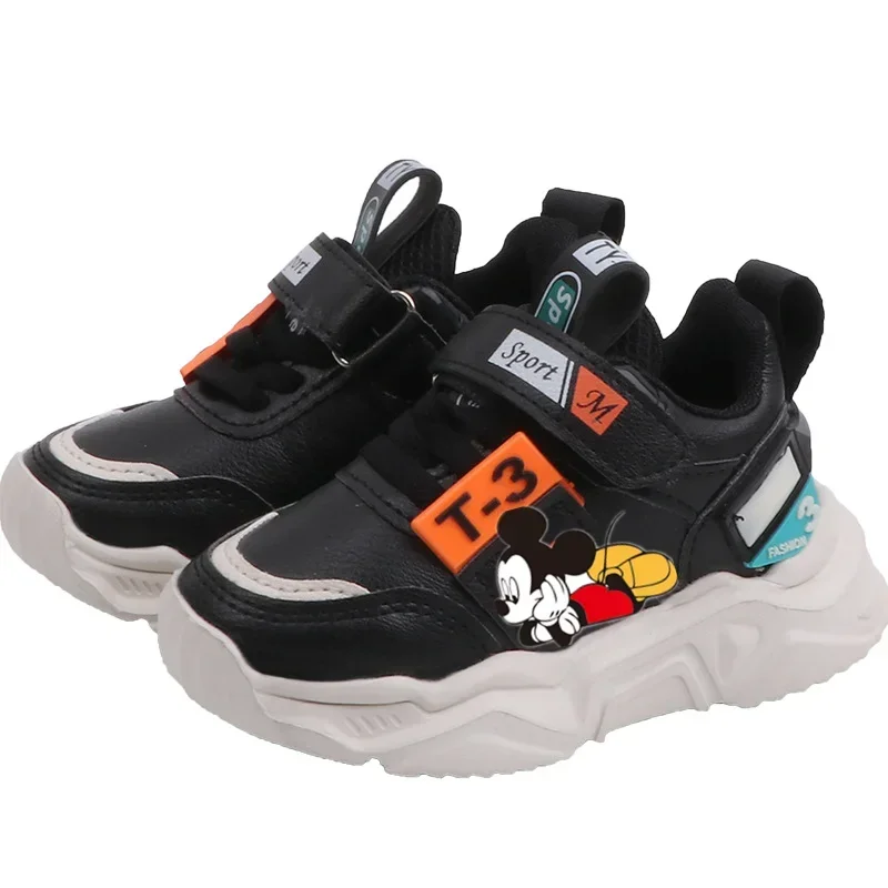 디즈니 아기 유아 신발 미키 마우스 캐주얼 신발 어린이 운동화 소녀 소년 봄 새 운동화