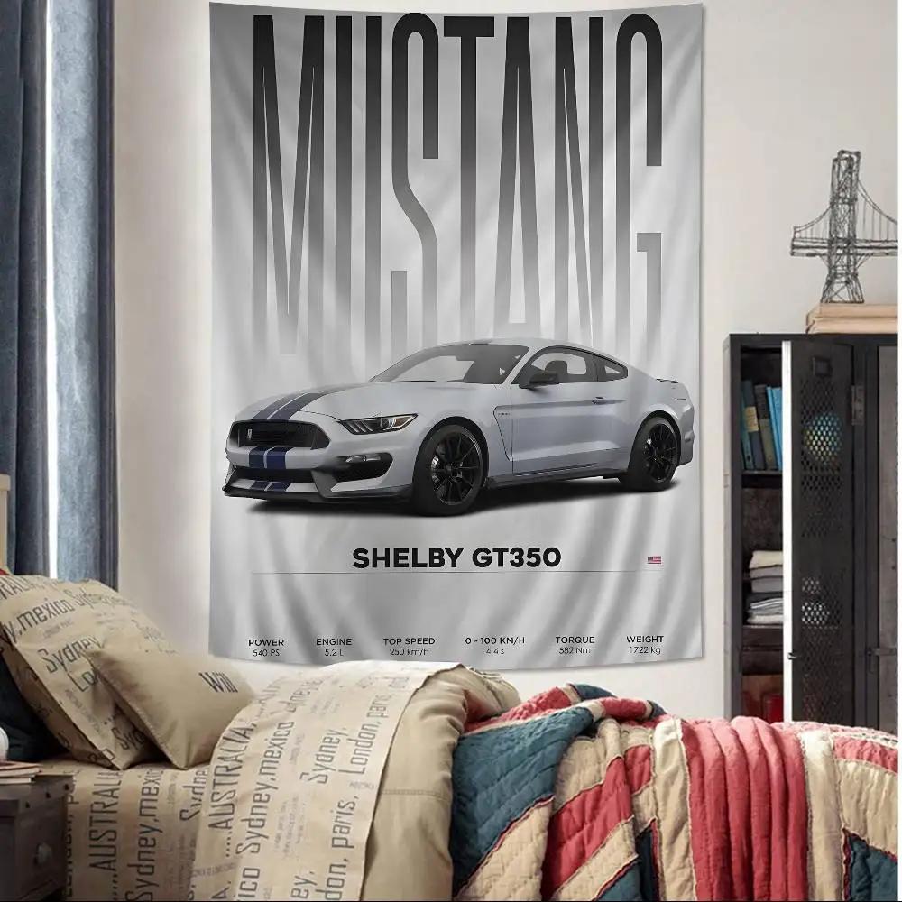 Classic Simple Luxury Sports Car Anime Tapestry Hanging Tarot Hippie Wall Rugs Dorm Home Decor