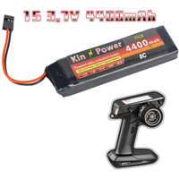 1S 3.7V 4400mAh LiPo Battery for WFLY X9 2.4GHz Professional RC Model Car Remote Controllor