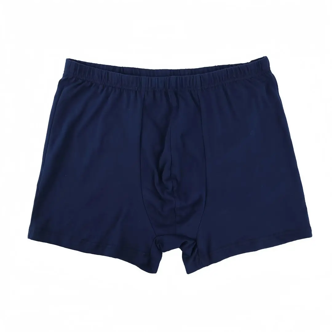 

Мужские трусы из чистого хлопка с высокой талией для пожилых людей - свободный крой, дышащие, большие размеры, комфортный комплект из 4 штук, выгодное предложение