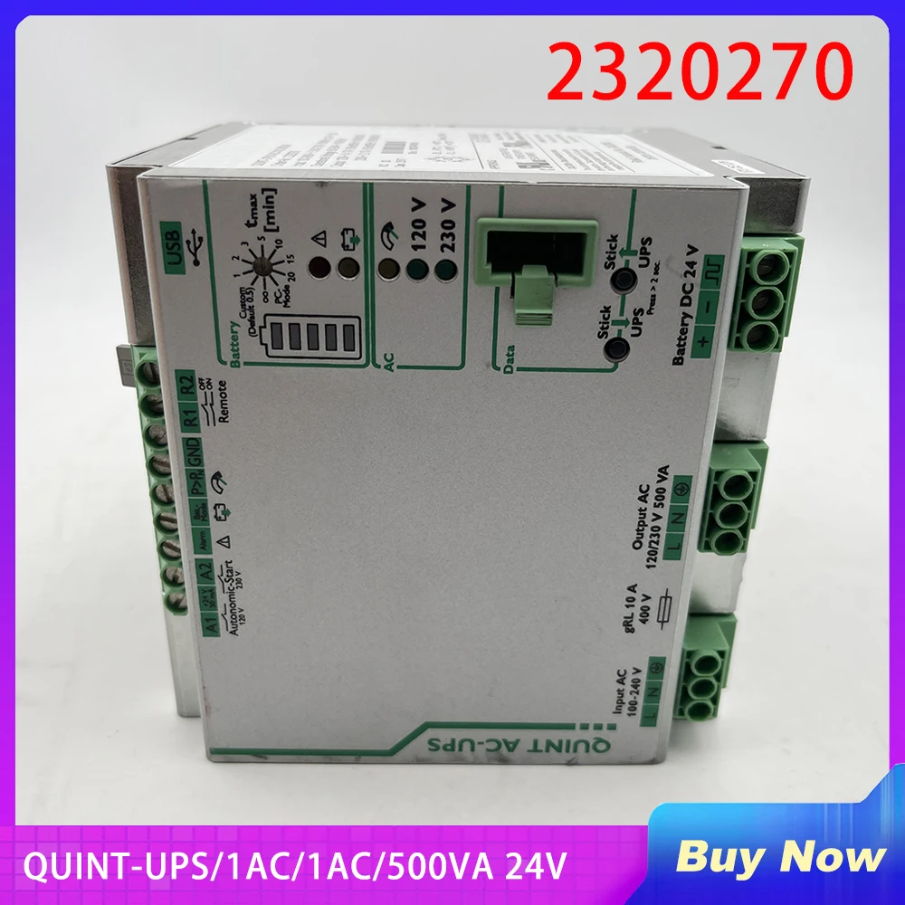 

2320270 Для блока питания Phoenix QUINT-UPS/1AC/1AC/500VA 24 В 400 Вт