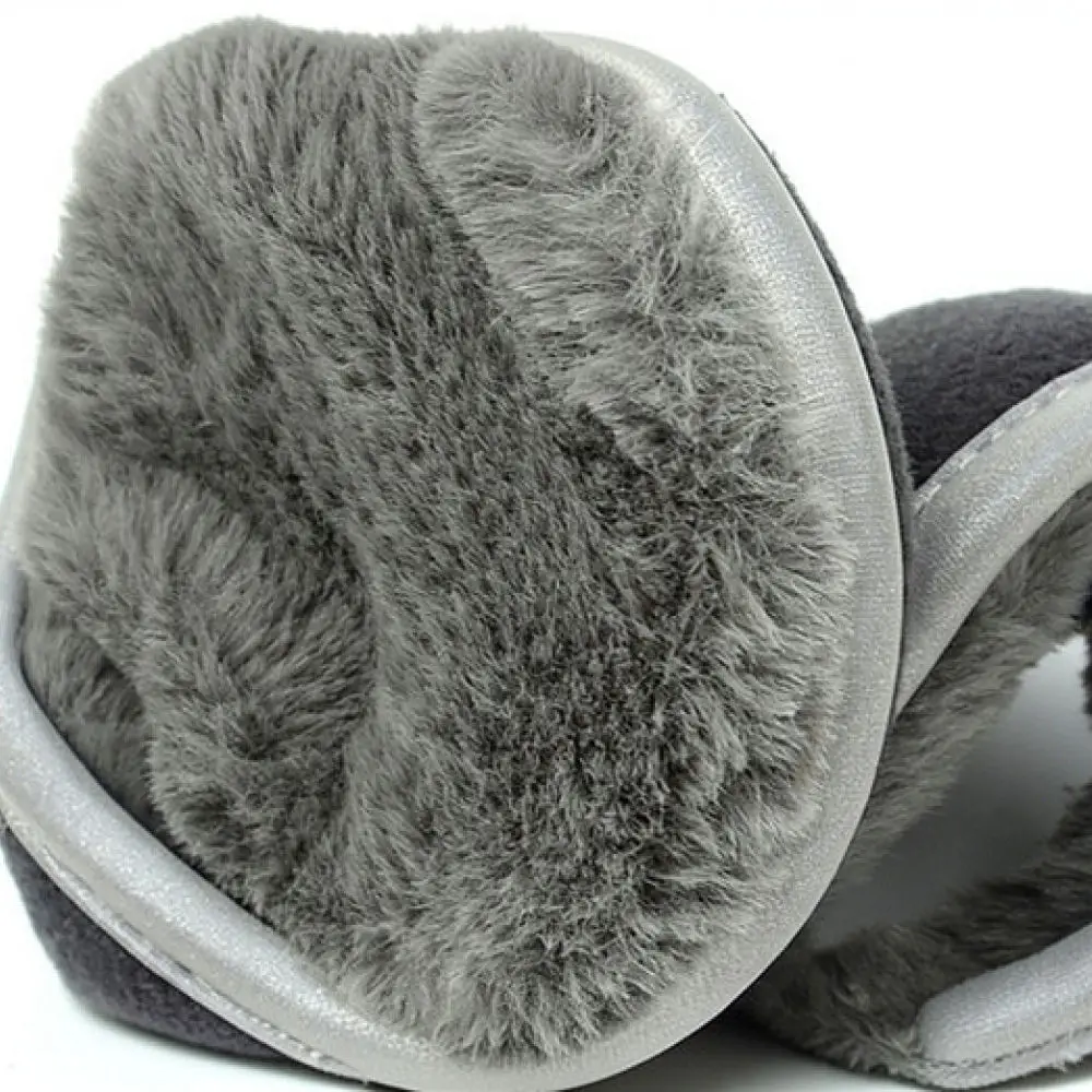 2025 Winter Mens Warm Earmuffs Adjustable Foldable Fleece Ear Protectors Windproof Thickened Ear Covers For Cold Weather