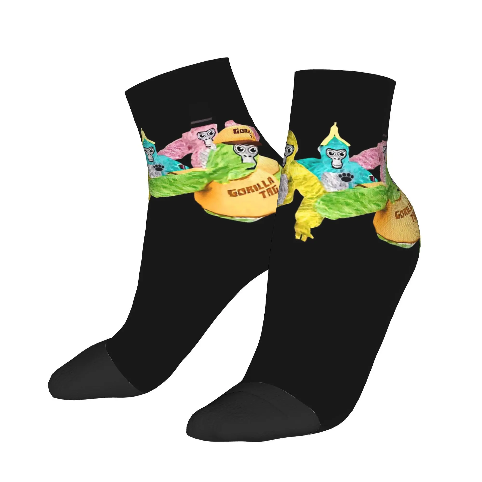 

Носки Gorilla Tag Monkey, супер мягкие чулки в стиле Харадзюку, всесезонные носки, аксессуары для подарков унисекс