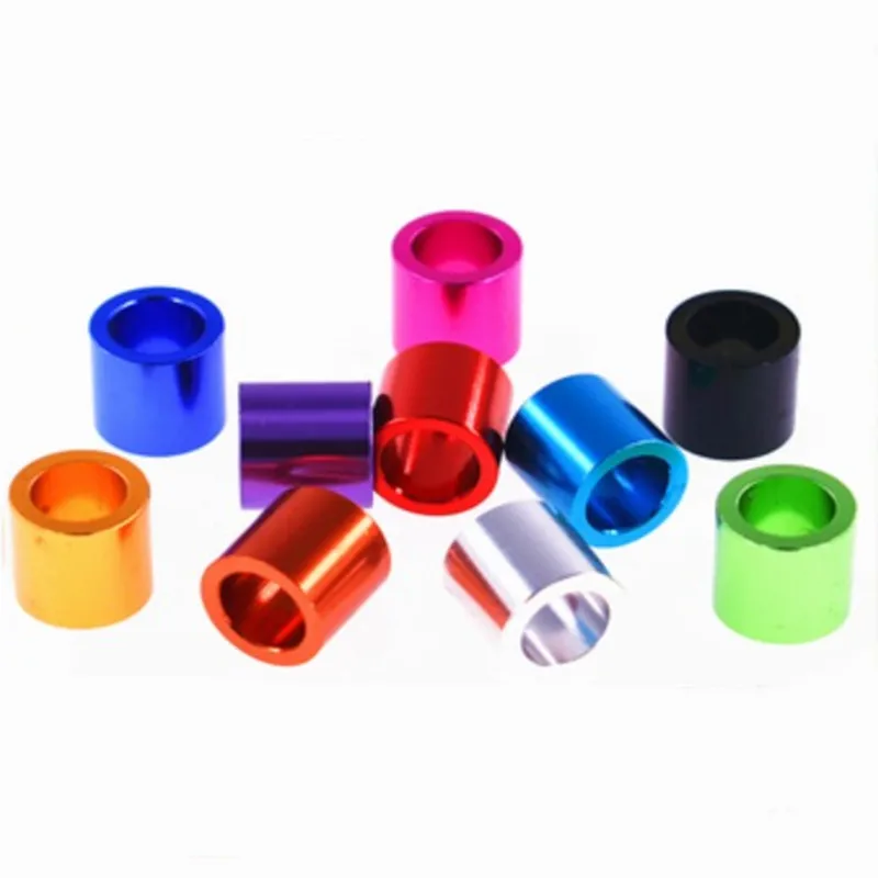 Beicai 10pcs-20pcs Aluminum Bushing Gasket M3 M4 M5 M6 Colourful Aluminum Washer Round Hollow No Thread Standoff Spacer A1