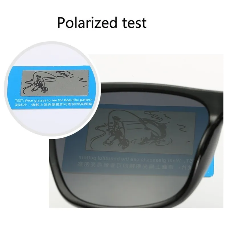 Polarization Sunglasses Women Men Outdoor Driving Special Sports Anti-UV Color-changing Polarization Sunglasses 12-JY8213