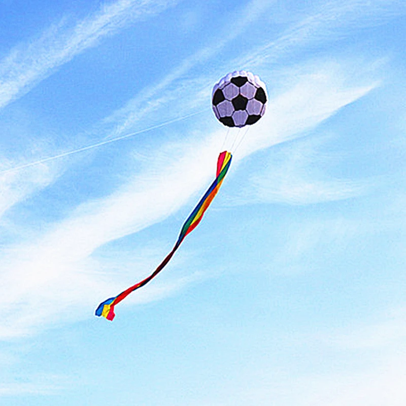 Cerfs-volants de football géants pour enfants, ligne de cerfs-volants souples, jouets en kevlar gonflables pour adultes, livraison gratuite