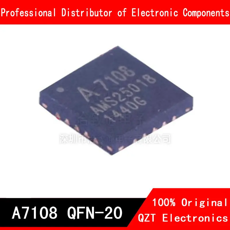 10pcs/lot A71X08AQFI/Q QFN A7108 QFN-20 new original In Stock