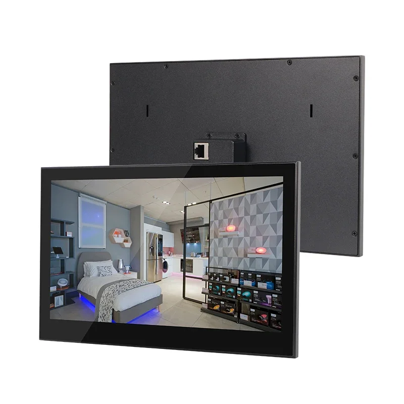 Portworld YC-SM116P Smart Home Monitoring Systeem 11,6 Inch IPS Scherm Touch Bedieningspaneel Inbouw Met RS485